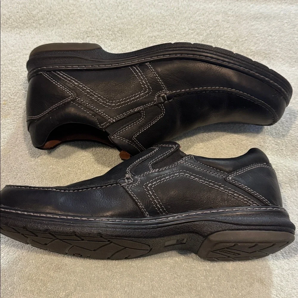 Johnston‎ & Murphy Black Leather Men's Shoes size 10.5